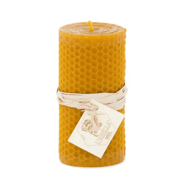 bijenwaskaars van 6cmx10cm