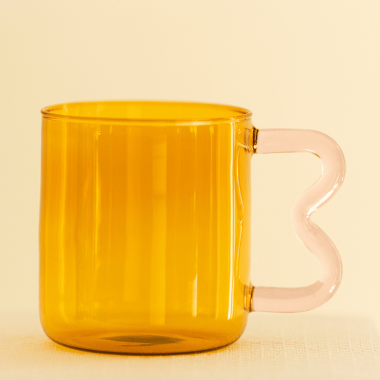 Trendy gekleurde theeglazen