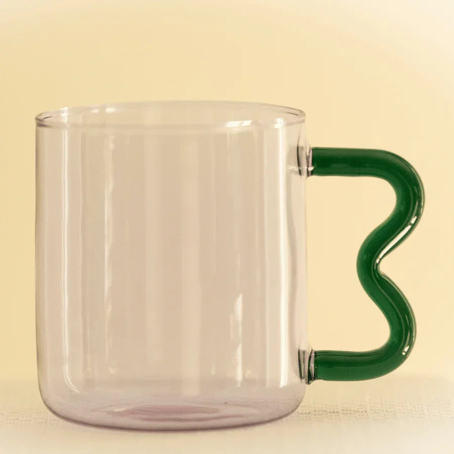 Trendy gekleurde theeglazen