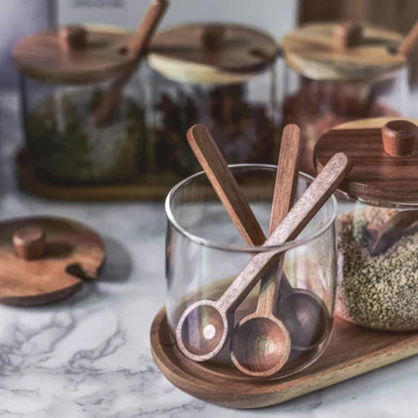 Glazen containers - thee-display