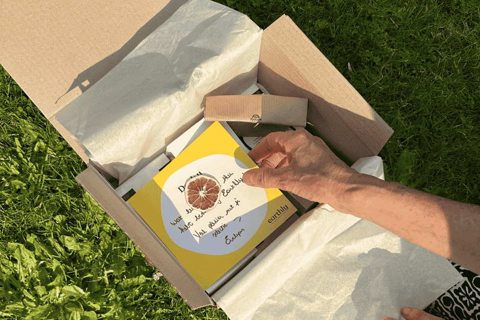 Unboxing verzendmateriaal ecologisch