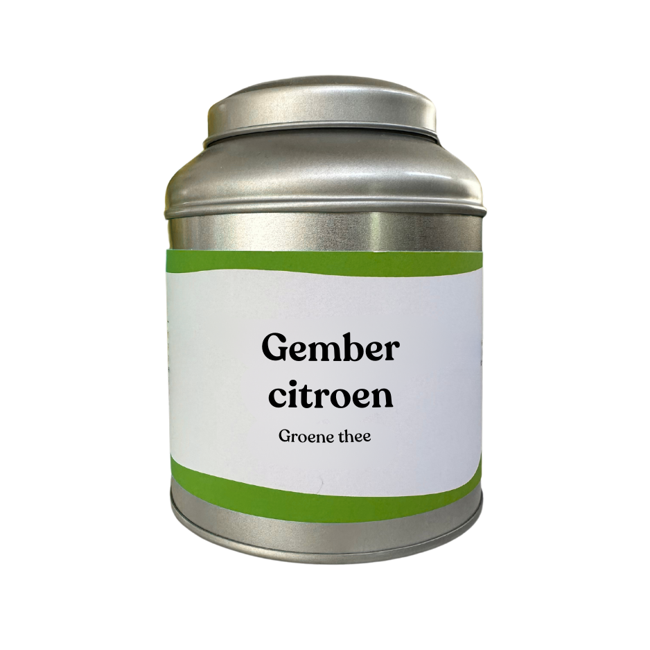 Groene thee gember citroen