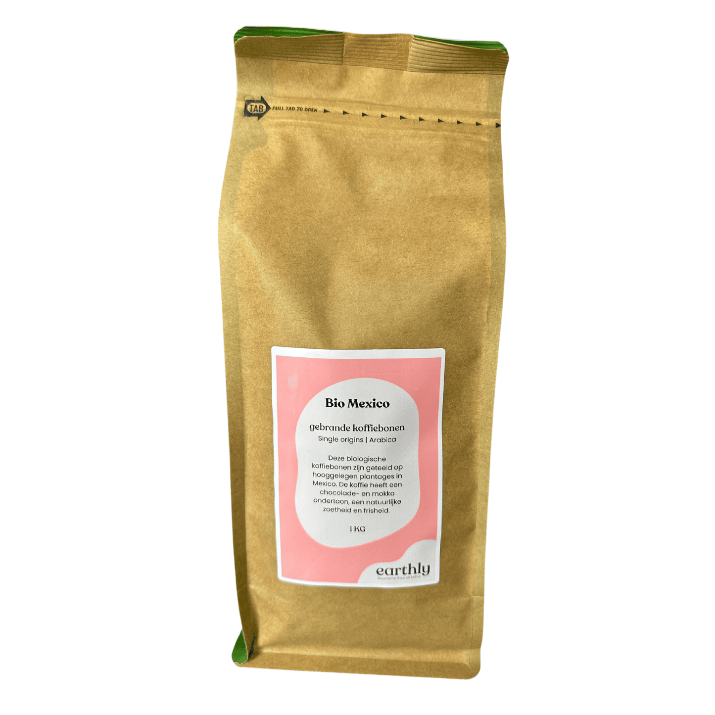 Mexico bio koffiebonen in verpakking 1KG