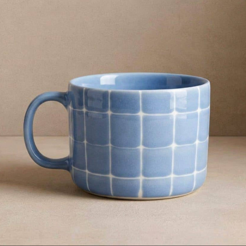Blauwe ruitenmok