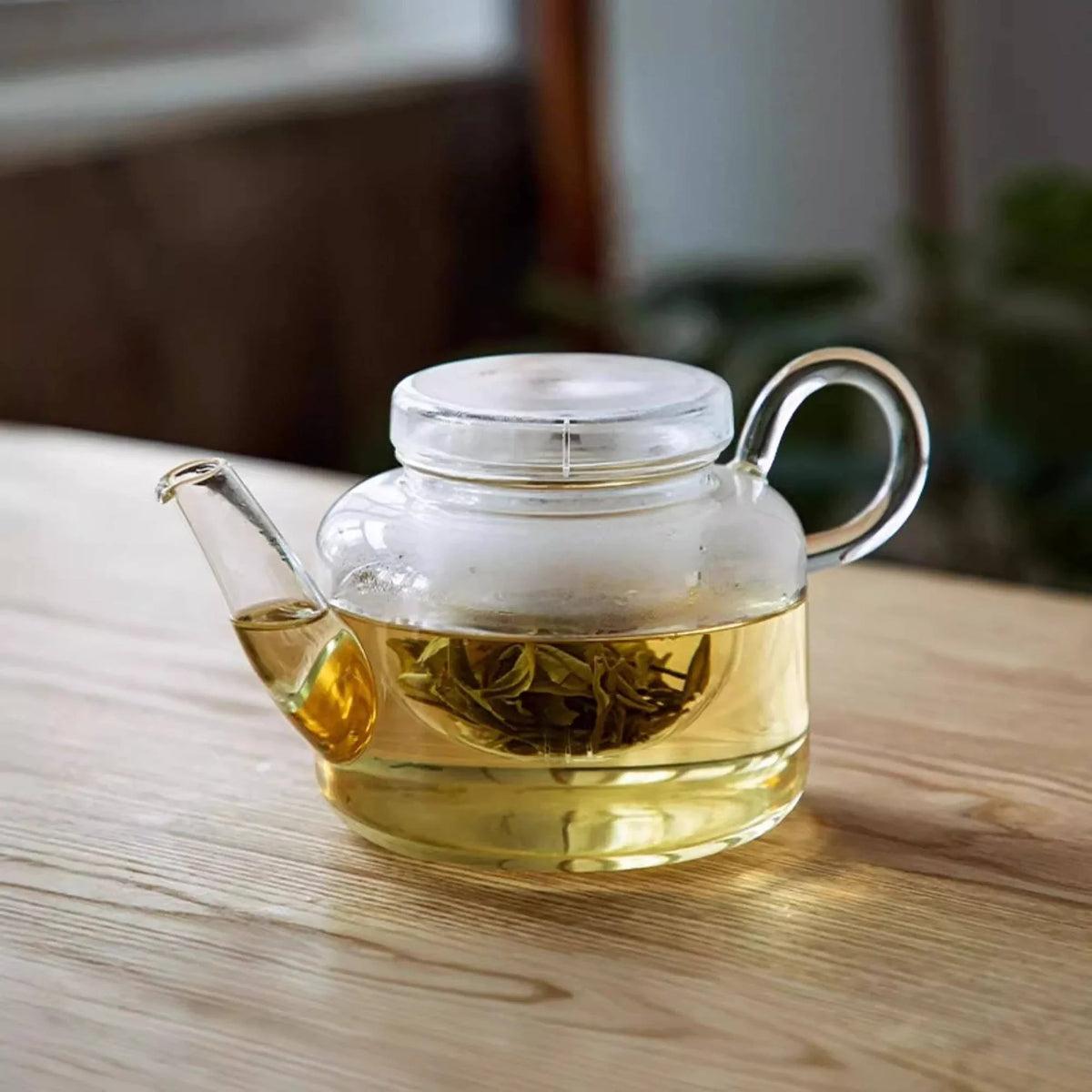 Japanse glazen theepot