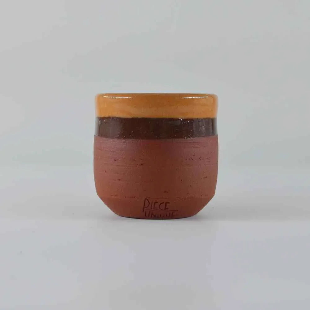 handgemaakte espressotas geel