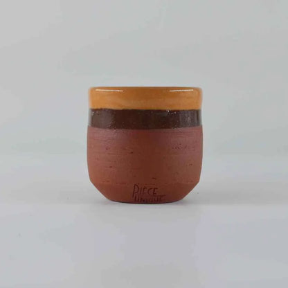 handgemaakte espressotas geel