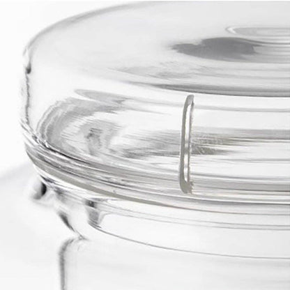 Japanse glazen theepot detail